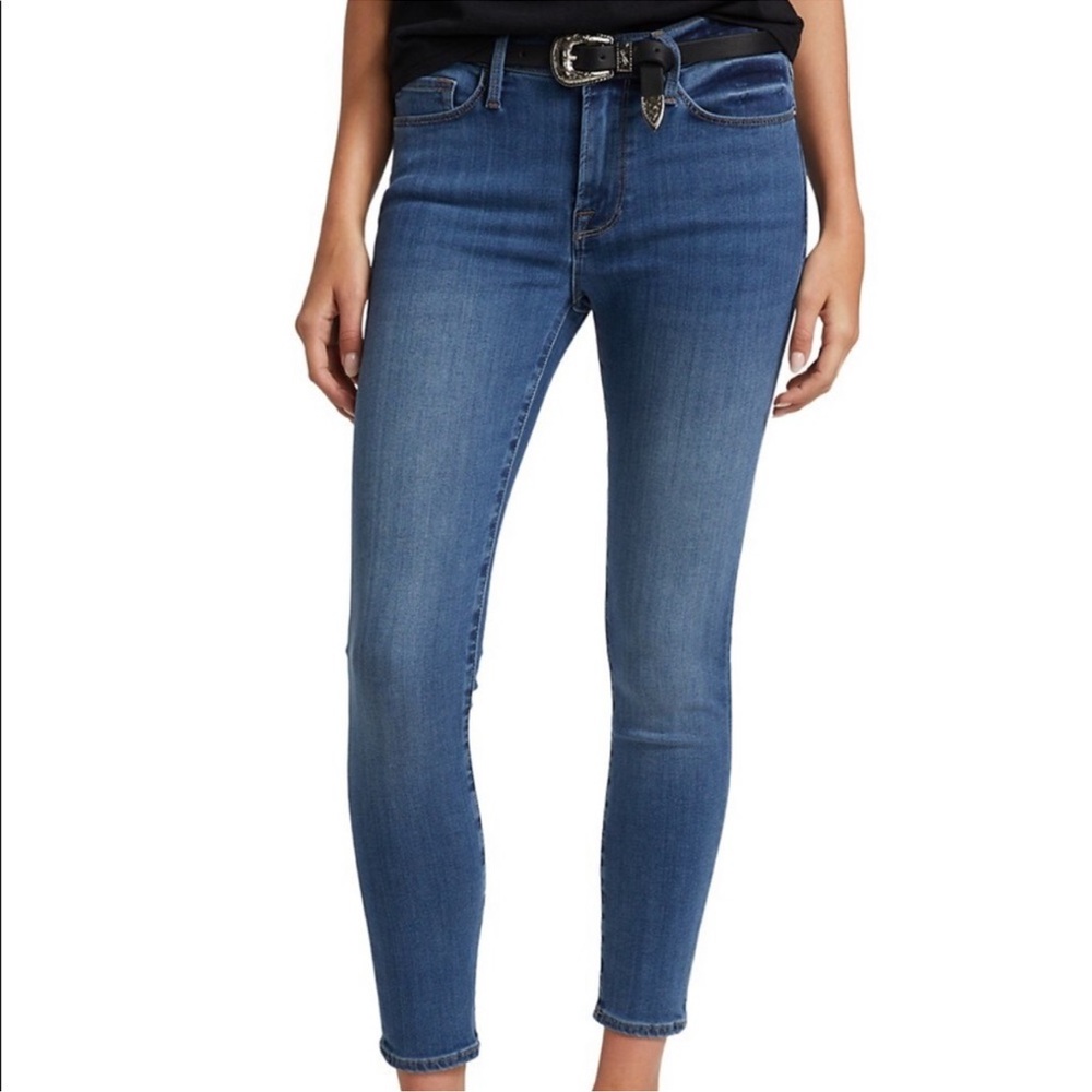 FRAME Le Skinny De Jeanne Crop Jeans Size 28 - Picture 1 of 9